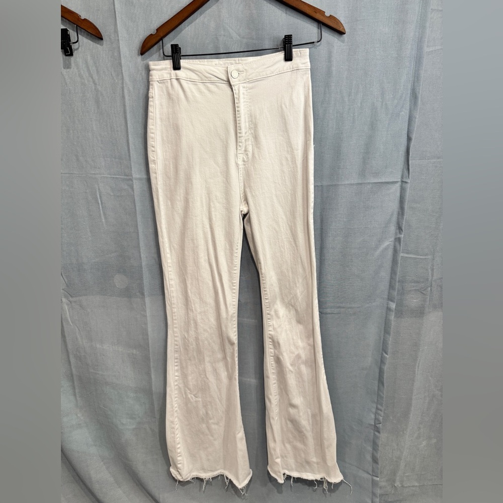 Cello Women's White Flare Jeans